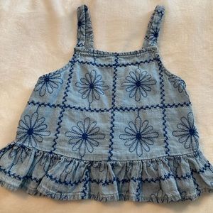 Zara baby girl daisy top
